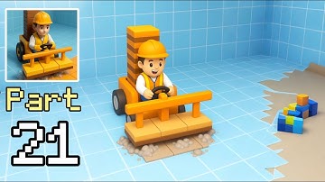 Tile Stamper – Gameplay Walkthrough Part 21 – Oddly Satisfying Tile Designs (iOS, Android)