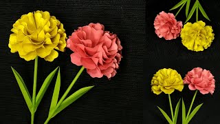 Paper Flower: DIY Paper Flower Making Idea, Paper Hand crafts with Flower