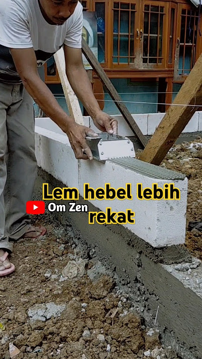 cara mudah pasang bata ringan #education #tips #shortsvideo