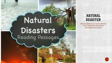 Natural Disaster information