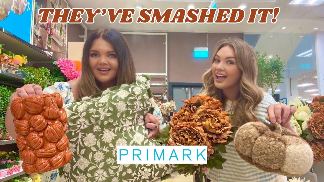 PRIMARK autumn decor 2025 come shop with us 