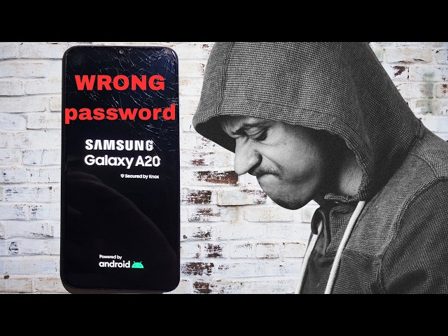 Forgot My Password Samsung Galaxy A20 - Forgot Pin - Unlock Galaxy