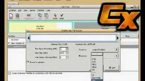 Create a New Partition with GParted