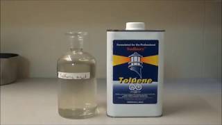 Purification of Toluene from the Hardware Store