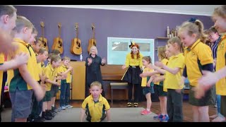 Emma Wiggle surprises Julia Rennick, 2019 Telstra ARIA Music Teacher of the Year Award Nominee