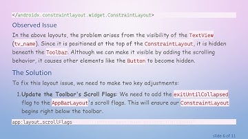 Fixing the Bottom of ConstraintLayout Visibility Issue in Android