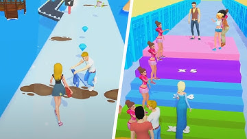 Makeover Run 👗🚶‍♀️👧 ​All Levels Gameplay 100% Walkthrough Trailer Android,ios New Game