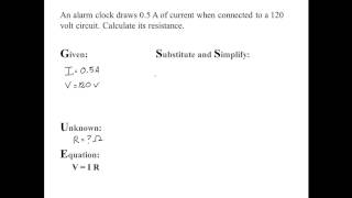 Ohms Law Question 9