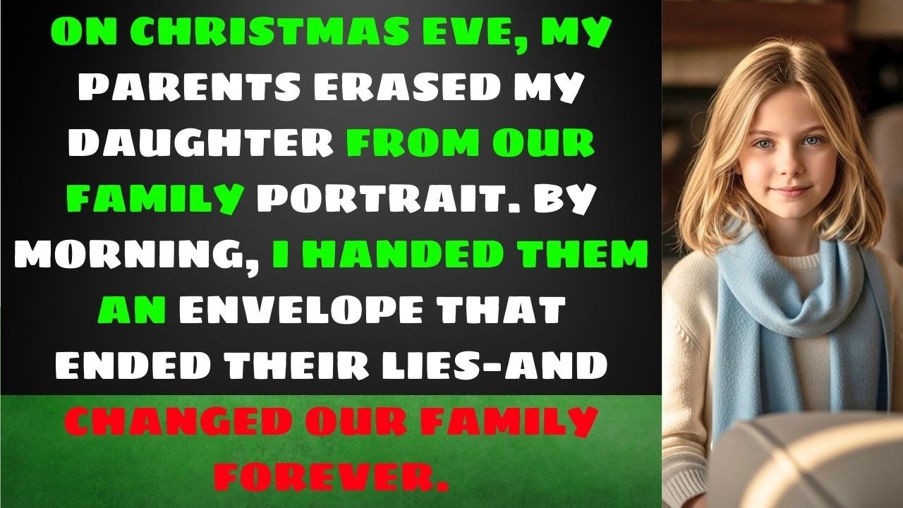 MY PARENTS ERASED MY DAUGHTER FROM OUR FAMILY PHOTO — SO I EXPOSED THE TRUTH ON CHRISTMAS