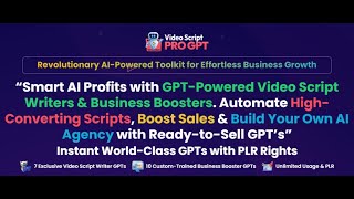 This AI Writes Your Video Scripts in Minutes! | Video Script Pro GPT Review