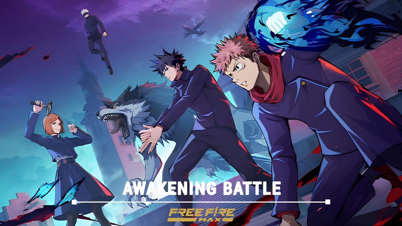 Free Fire Max × Jujutsu Kaisen Collb Awakening Battle Lobby Theme Song | New OB52 Update 2026 FFM