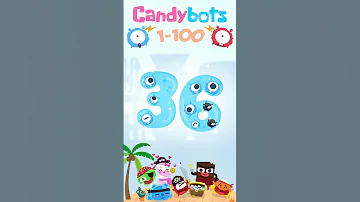 CandyBots 123 Numbers Number 36 CandyBots Games 
