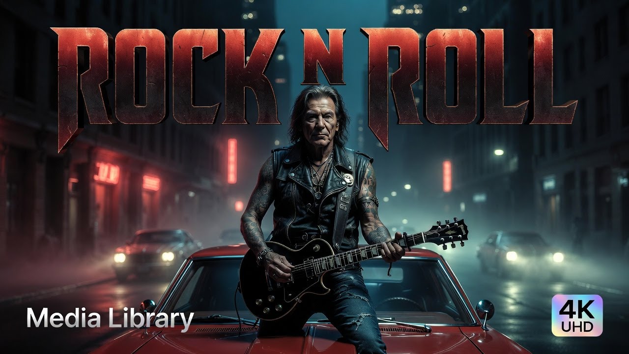 Midnight Hard Rock Ride — Aggressive Guitars for Open Roads 