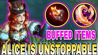 This Newly Buffed Item Is Underrated Top Global Alice Gameplay Mlbb