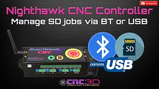 Famous Nighthawk CNC controller - How-To run SD card jobs via Bluetooth/USB Wealth