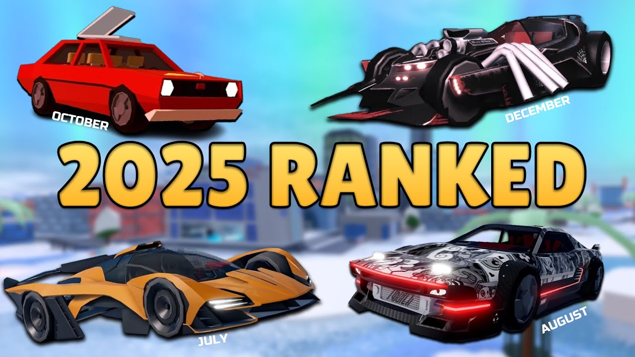 Ranking EVERY 2025 Vehicle in Roblox Jailbreak!