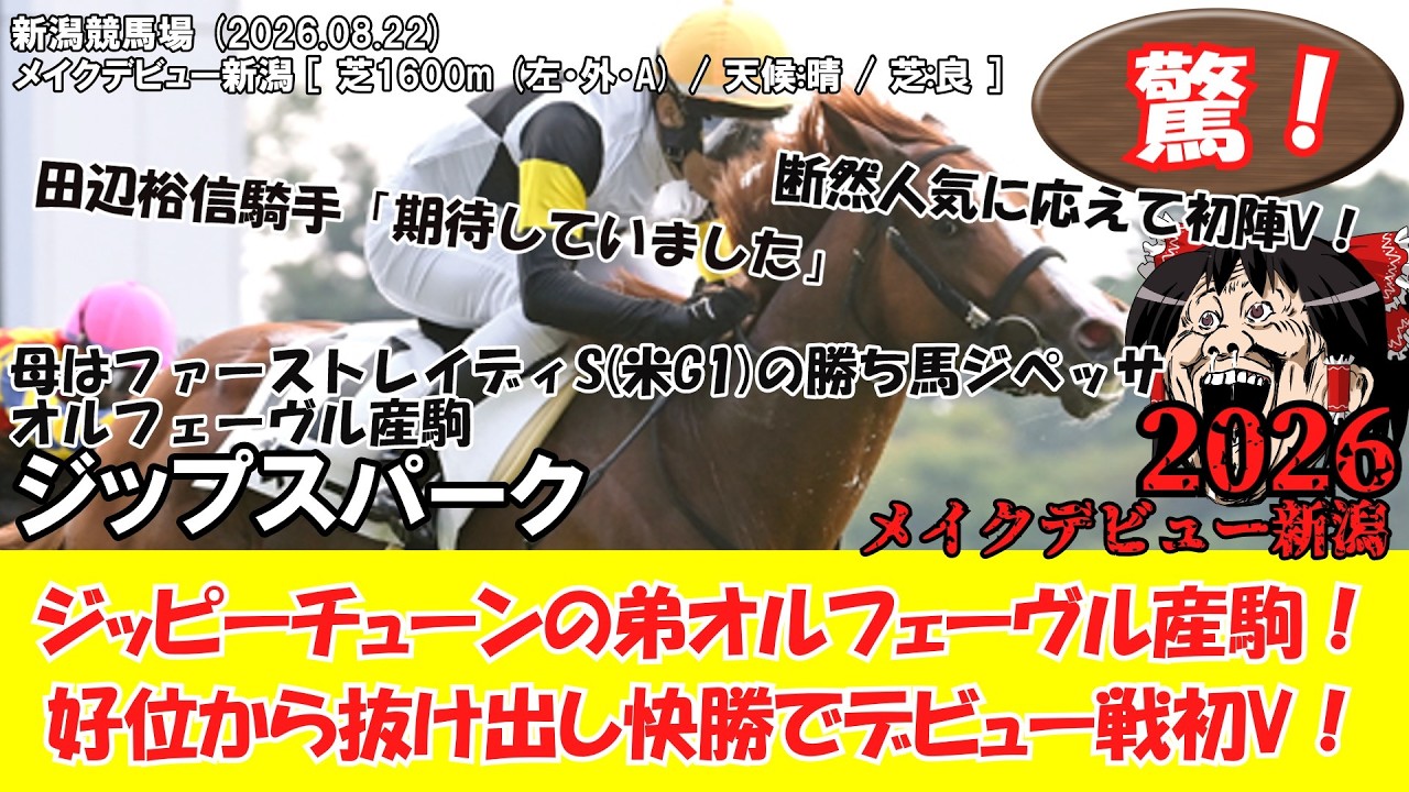 競馬】 驚き！ジッピーチューンの弟オルフェーヴル産駒！好位から