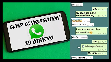 Can I share an entire WhatsApp conversation?