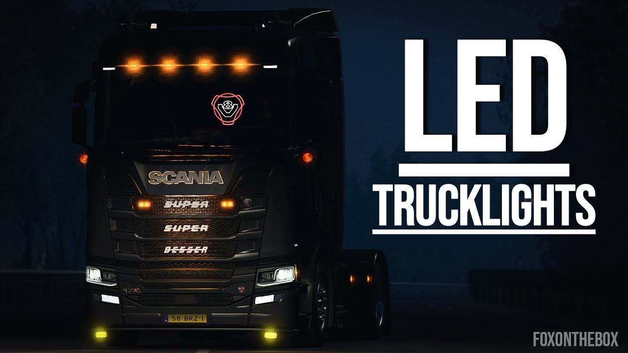 Seminar stabil Gå glip af LED TruckLights | Euro Truck Simulator 2 Mod - YouTube
