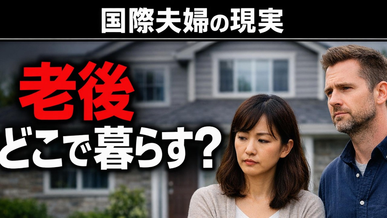 国際結婚の盲点⚠️老後どこの国で暮らす？家問題のリアル
