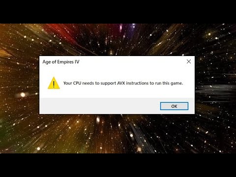 ✅Age Of Empires 4 AVX Error Fix 2022