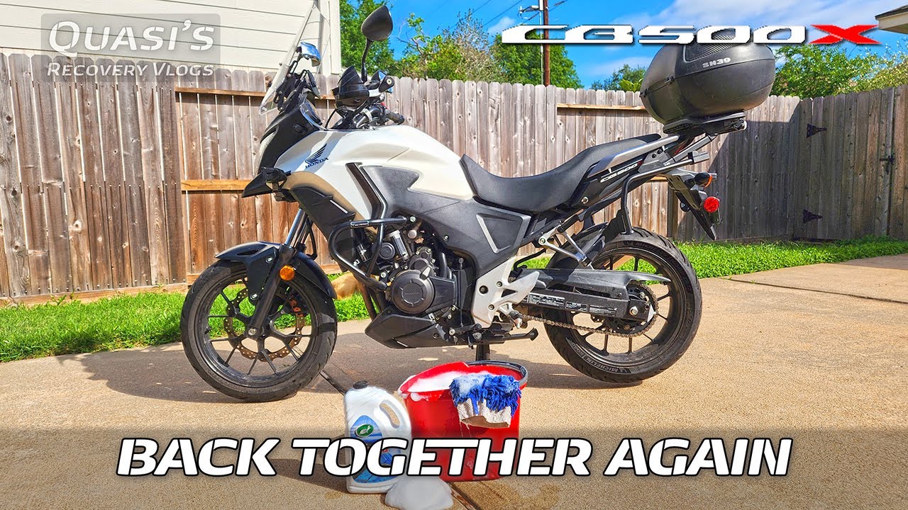 Honda CB500X: Maintenance is complete! - YouTube