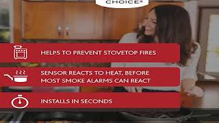 Smart Choice StoveSentry Cooktop Safety Sensor for Smart Stovetop Fire Prevention
