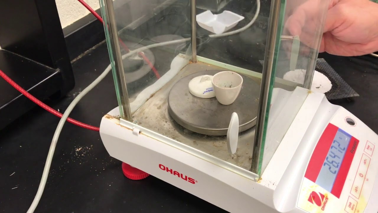 Determining the Formula of Copper Chloride hydrate YouTube