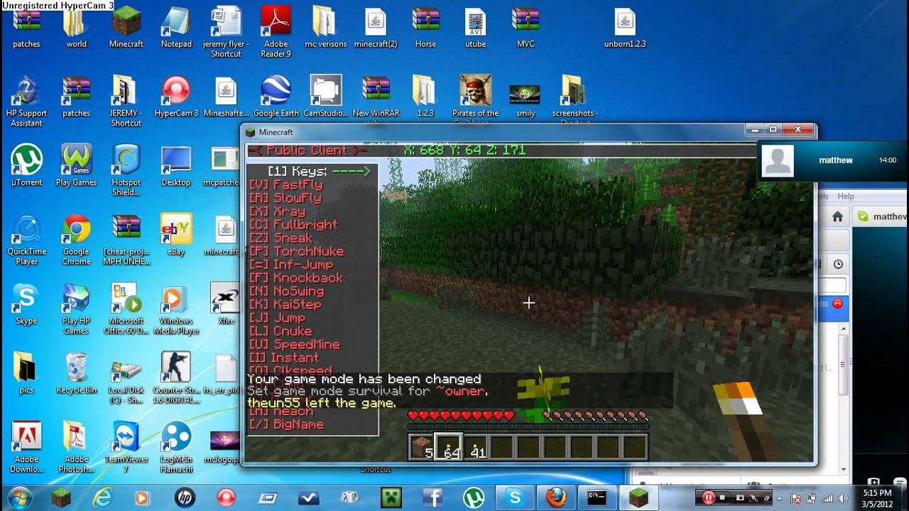 minecraft hack client review - YouTube