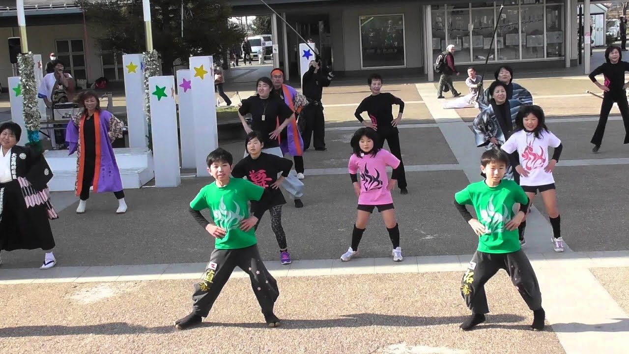 総踊り「石狩シャケサンバ」☆第56回よさこい応援団2016