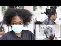 HOW TO RELAX NATURAL HAIR - Detailed Step By Step Professional Tutorial - TYPE 4 VIRGIN HAIR