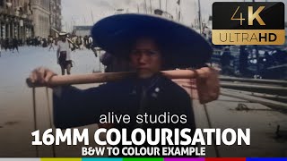 16mm Cine Film Black and White to Colour by Alive Studios 126 views 4 months ago 1 minute, 34 seconds