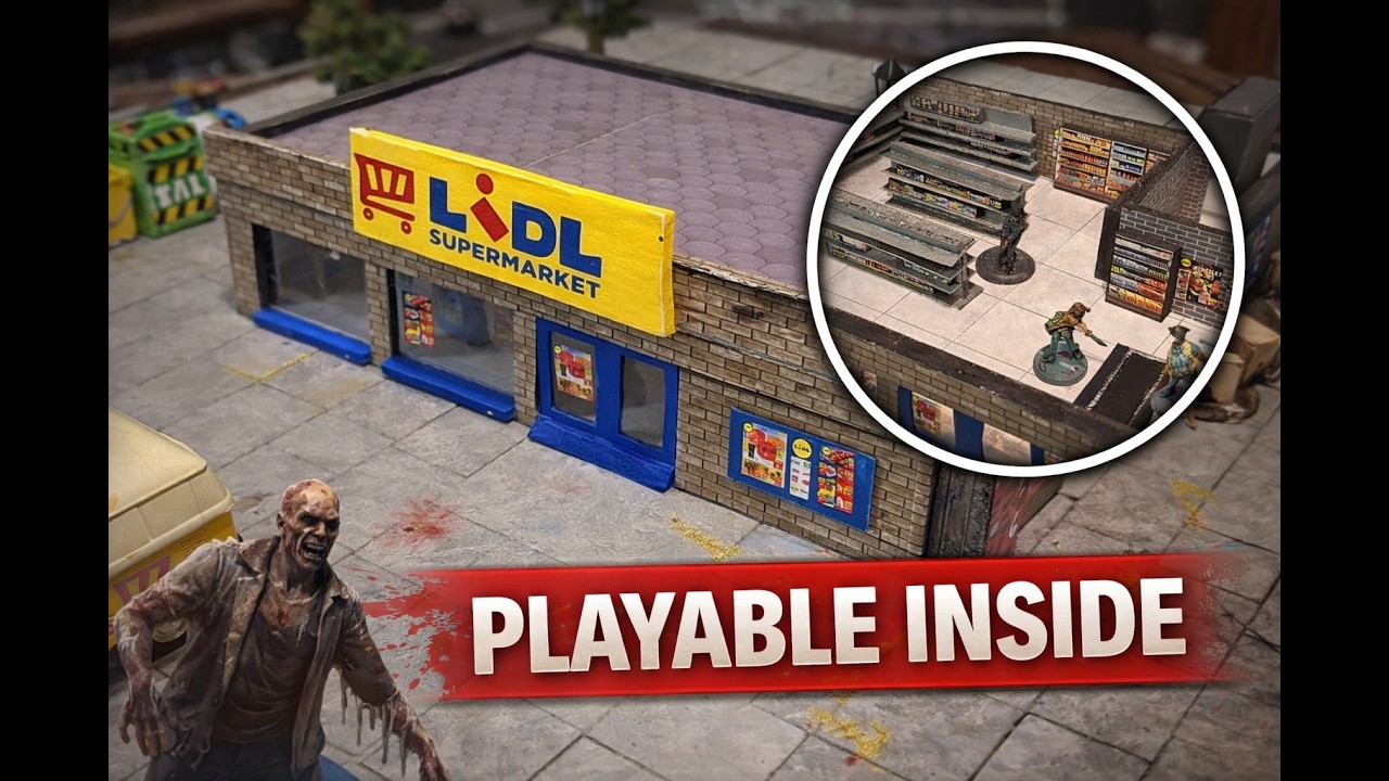 I Built a Playable Supermarket for Zombie Survival 🧟 - YouTube