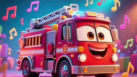 Wheels on the Hero Fire Truck Song! | Nursery Rhymes & Kids Songs
