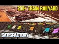 Epic Satisfactory Train Network – The Complete Railyard Tour