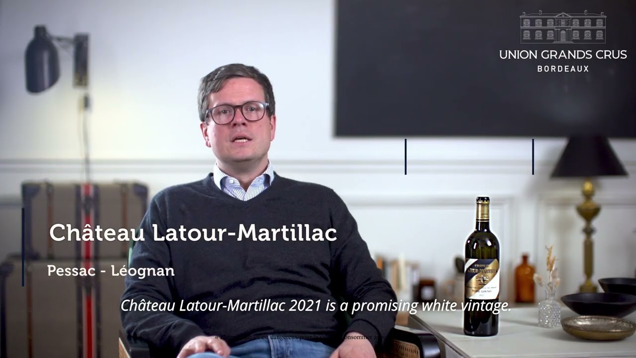 Château Latour-Martillac Blanc - Pessac-Léognan- Millésime 2021 "En Primeurs"