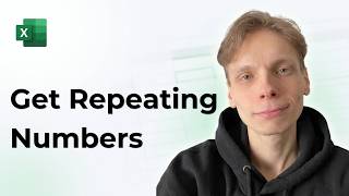 How to Get Repeating Numbers in Excel 1,1,1,2,2,2 [2026 Easy Guide]