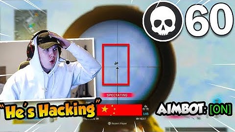 SPECTATING a HACKER and HE DROPPED 60 KILLS (Modern Warfare Warzone)
