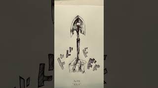 Inktober 2026 day 2: Relic #inktober #art #drawing #jjba #jojosbizarreadventure #jojo