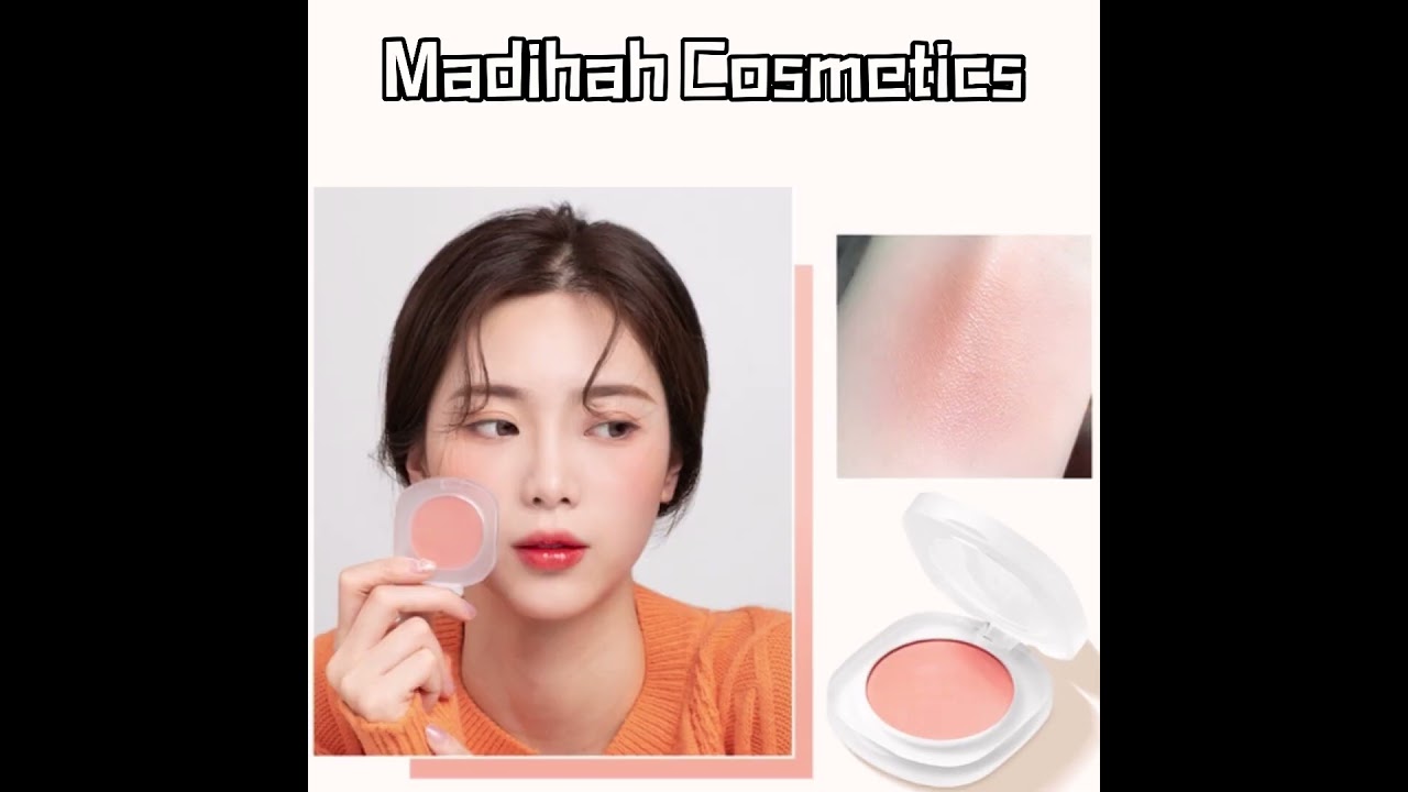 china Madihah Matte Face Cheek Blusher Cosmetics Blush Powder Palette Private Label Blush factory