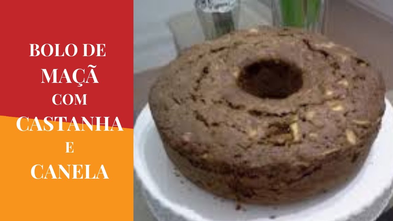 BoIo de maçã com castanha e caneIa