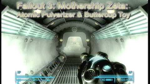 Fallout 3 Mothership Zeta: Atomic Pulverizer & Buttercup Toy