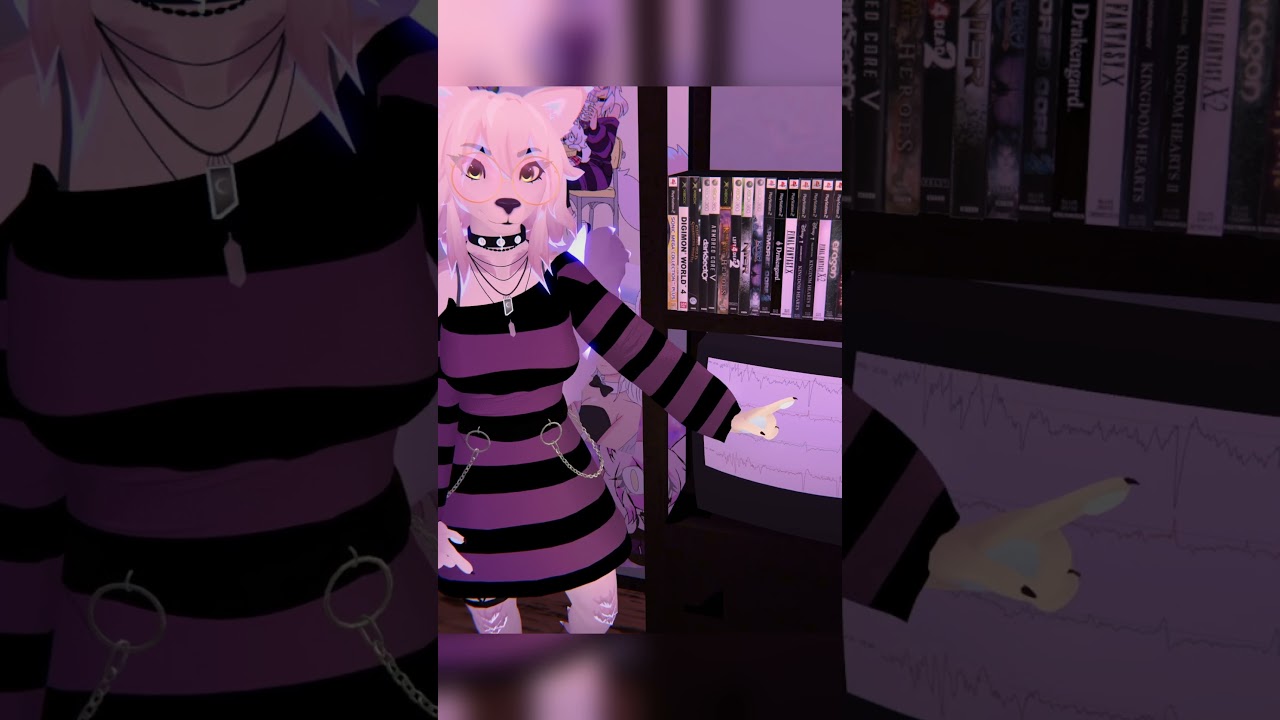 wolf brain tracking neuroscience! #vtuber #furry