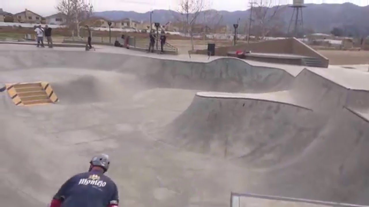 Tour of skatepark in Fillmore, CA