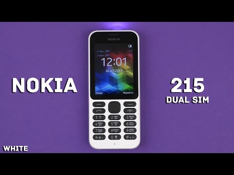 Распаковка Nokia 215 Dual Sim White