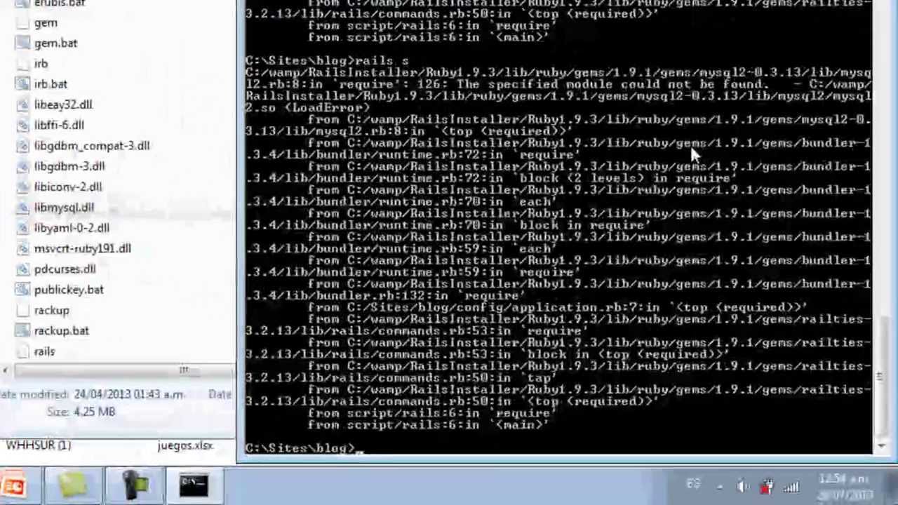 Ruby on Rails MySQL