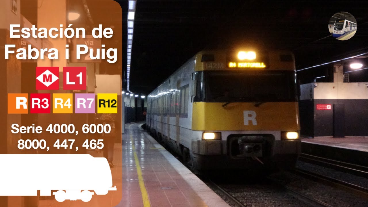 Circulaciones por la estación de Fabra i Puig | Metro de Barcelona y Rodalies