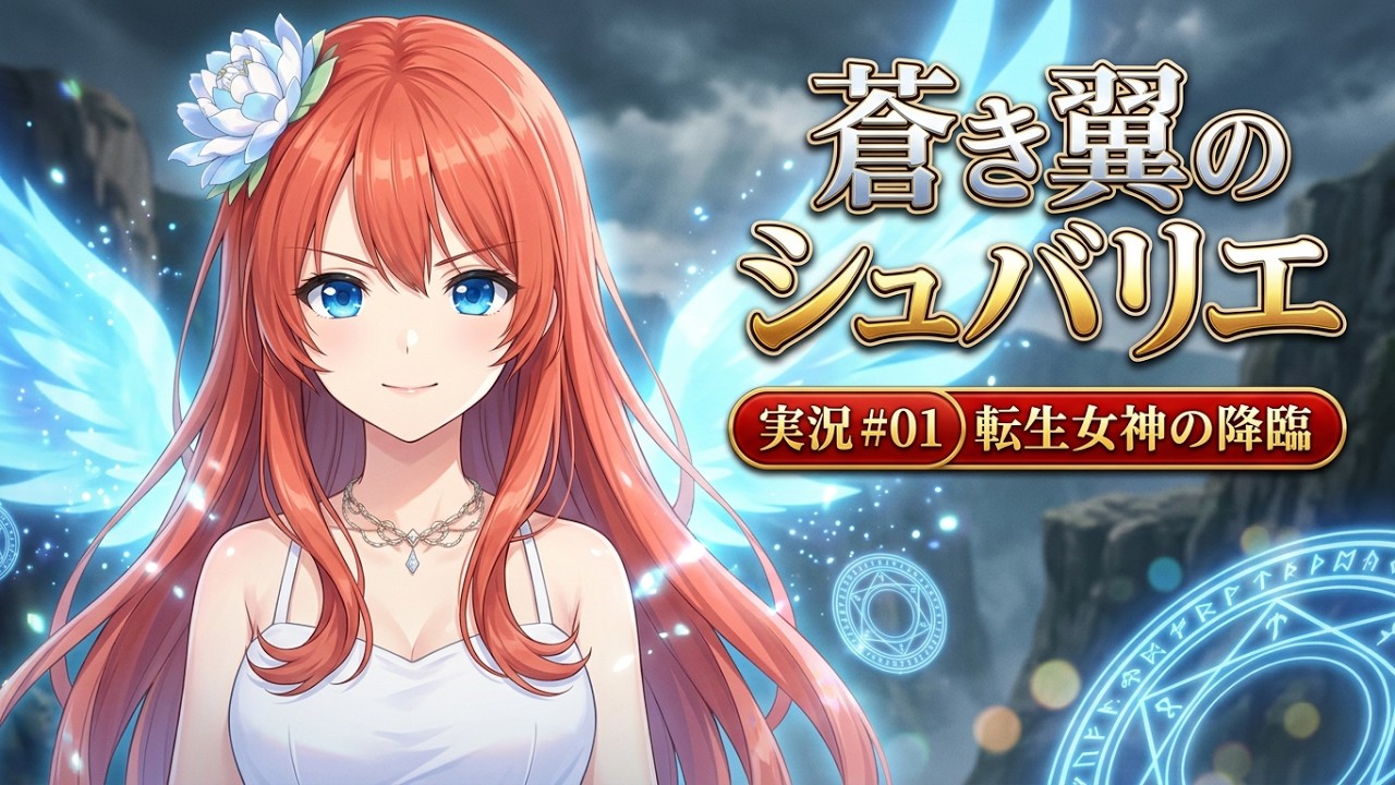 【女神アテナ】蒼き翼のシュバリエ 実況 #01|転生した女神、冒険のはじまり