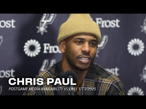 Chris Paul Postgame vs Los Angeles Lakers | 1.13.2025