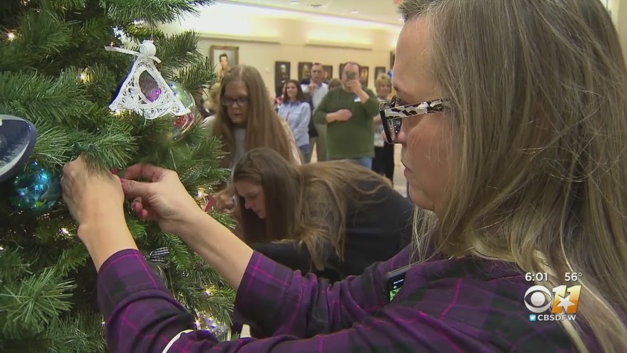 Families Gather Around McKinney's 'Tree Of Angels' In Remembrance Of Murdered Loved Ones